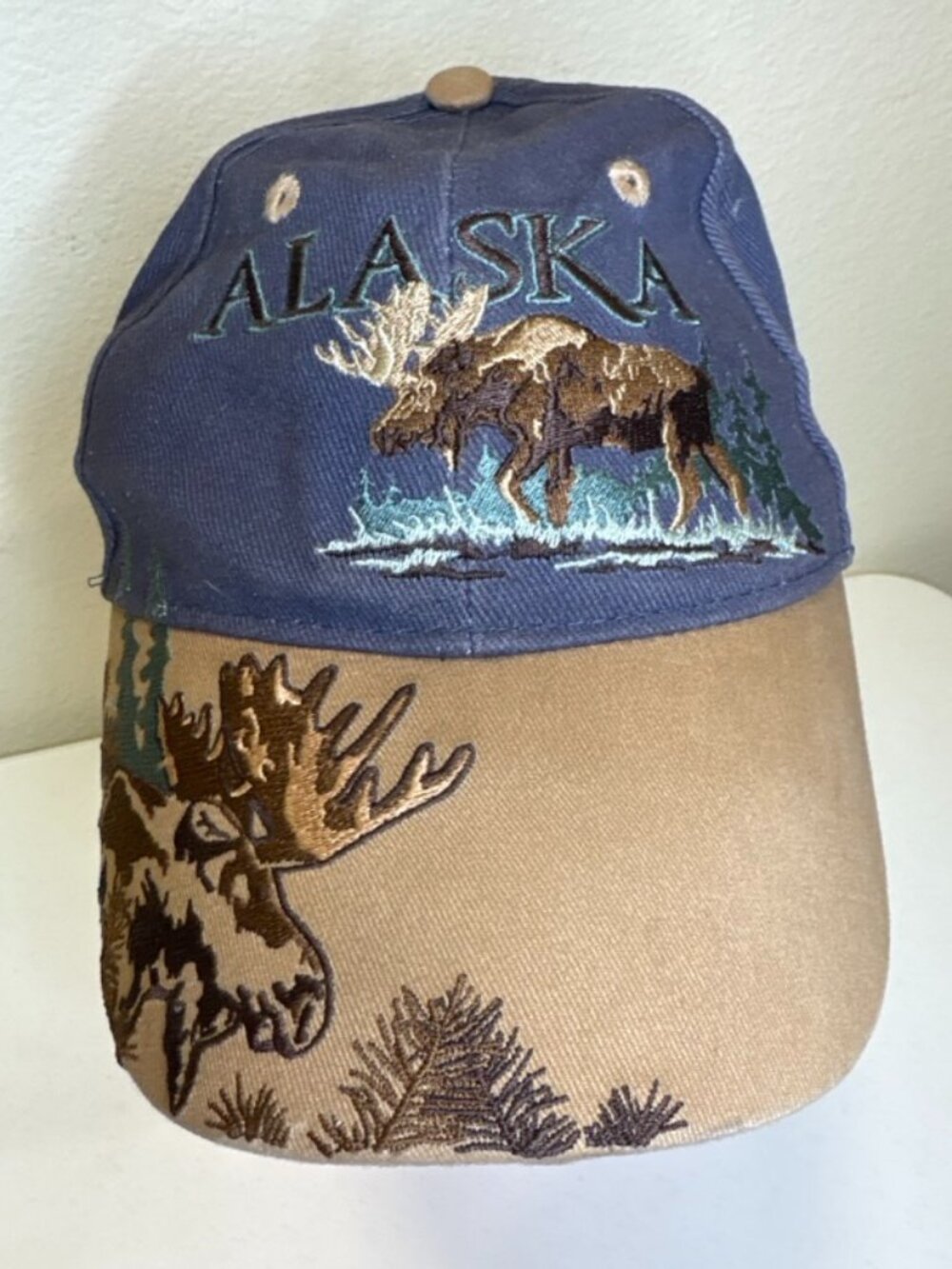 ACE USA Unisex Alaska Embroidered Moose Cap Hat